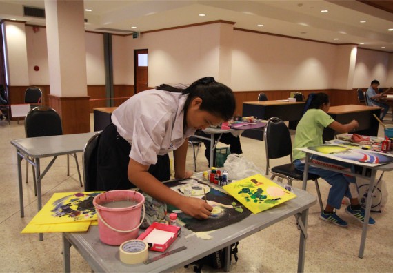การแข่งขันวาดภาพด้วยสีโปสเตอร์ ระดับมัธยมศึกษาปีที่ 4-6
