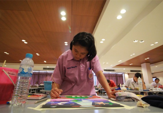 การแข่งขันวาดภาพด้วยสีโปสเตอร์ ระดับมัธยมศึกษาปีที่ 4-6