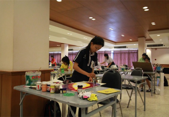 การแข่งขันวาดภาพด้วยสีโปสเตอร์ ระดับมัธยมศึกษาปีที่ 4-6