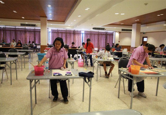 การแข่งขันวาดภาพด้วยสีโปสเตอร์ ระดับมัธยมศึกษาปีที่ 4-6