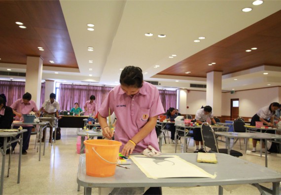 การแข่งขันวาดภาพด้วยสีโปสเตอร์ ระดับมัธยมศึกษาปีที่ 4-6