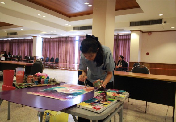 การแข่งขันวาดภาพด้วยสีโปสเตอร์ ระดับมัธยมศึกษาปีที่ 4-6