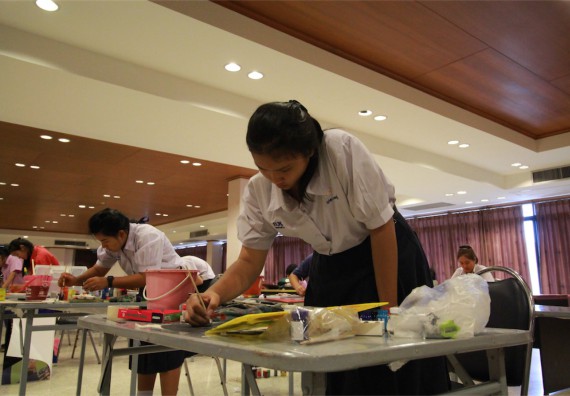 การแข่งขันวาดภาพด้วยสีโปสเตอร์ ระดับมัธยมศึกษาปีที่ 4-6