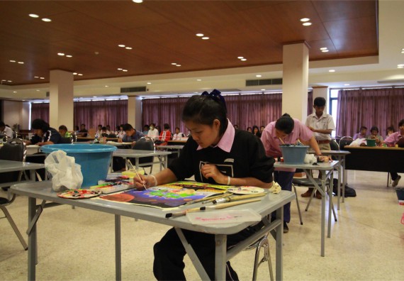 การแข่งขันวาดภาพด้วยสีโปสเตอร์ ระดับมัธยมศึกษาปีที่ 4-6