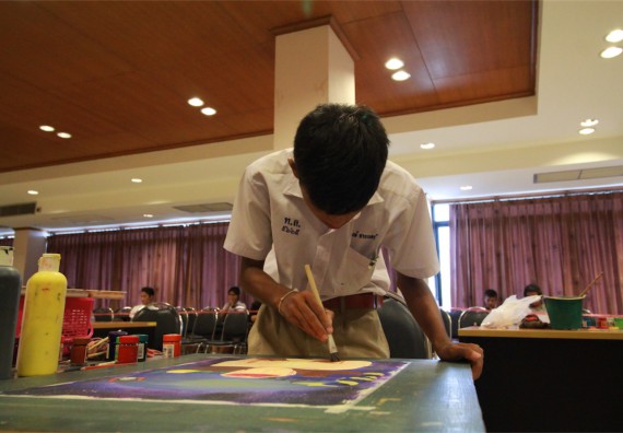 การแข่งขันวาดภาพด้วยสีโปสเตอร์ ระดับมัธยมศึกษาปีที่ 4-6