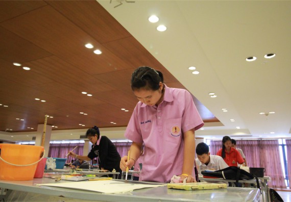 การแข่งขันวาดภาพด้วยสีโปสเตอร์ ระดับมัธยมศึกษาปีที่ 4-6