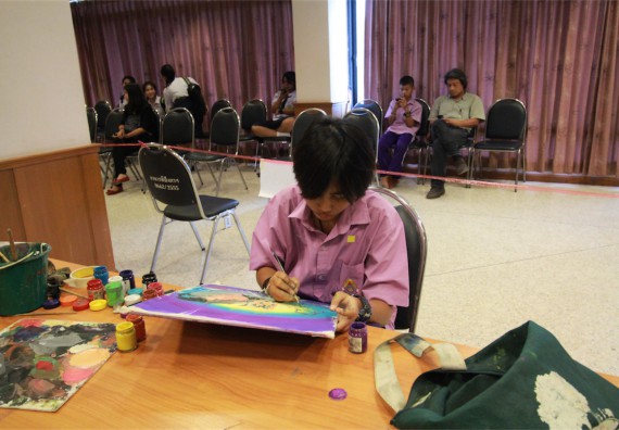 การแข่งขันวาดภาพด้วยสีโปสเตอร์ ระดับมัธยมศึกษาปีที่ 4-6