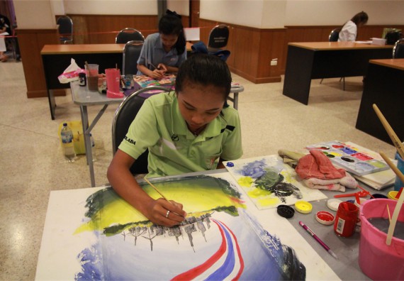 การแข่งขันวาดภาพด้วยสีโปสเตอร์ ระดับมัธยมศึกษาปีที่ 4-6