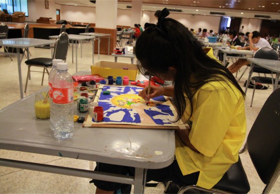 การแข่งขันวาดภาพด้วยสีโปสเตอร์ ระดับมัธยมศึกษาปีที่ 4-6