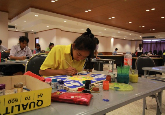 การแข่งขันวาดภาพด้วยสีโปสเตอร์ ระดับมัธยมศึกษาปีที่ 4-6