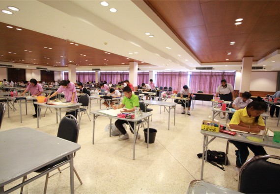 การแข่งขันวาดภาพด้วยสีโปสเตอร์ ระดับมัธยมศึกษาปีที่ 4-6