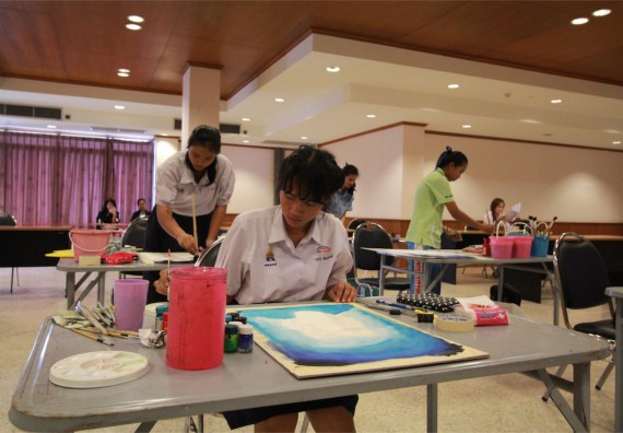 การแข่งขันวาดภาพด้วยสีโปสเตอร์ ระดับมัธยมศึกษาปีที่ 4-6