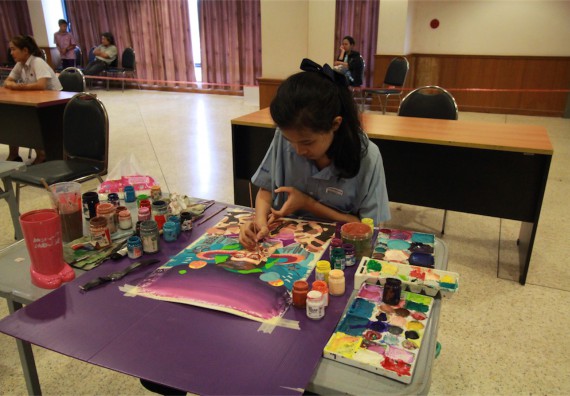 การแข่งขันวาดภาพด้วยสีโปสเตอร์ ระดับมัธยมศึกษาปีที่ 4-6