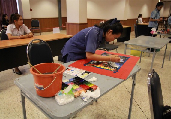 การแข่งขันวาดภาพด้วยสีโปสเตอร์ ระดับมัธยมศึกษาปีที่ 4-6