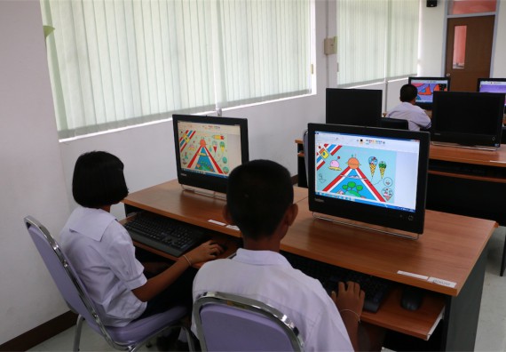 การแข่งขันวาดภาพด้วยโปรแกรม Paint Brush ระดับประถมศึกษาปีที่ 1-6