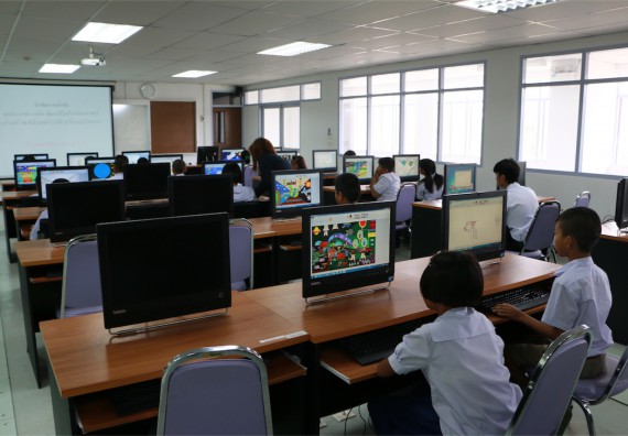 การแข่งขันวาดภาพด้วยโปรแกรม Paint Brush ระดับประถมศึกษาปีที่ 1-6