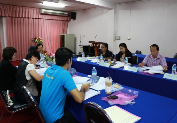 คณะวิทยาศาสตร์และเทคโนโลยี จัดการประชุมคณะกรรมการประจำคณะวิทยาศาสตร์และเทคโนโลยี ครั้งที่ 2 / 2559