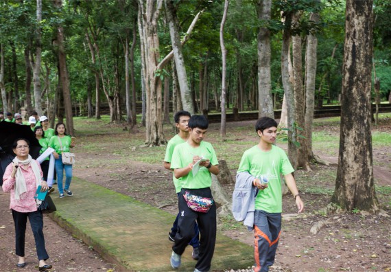 คณะวิทยาศาสตร์และเทคโนโลยีเข้าร่วมโครงการศึกษาเส้นทางท่องเที่ยวเชิงอนุรักษ์ธรรมชาติและศิลปกรรมมรดกโลกจังหวัดกำแพงเพชร