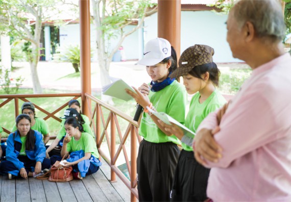 คณะวิทยาศาสตร์และเทคโนโลยีเข้าร่วมโครงการศึกษาเส้นทางท่องเที่ยวเชิงอนุรักษ์ธรรมชาติและศิลปกรรมมรดกโลกจังหวัดกำแพงเพชร