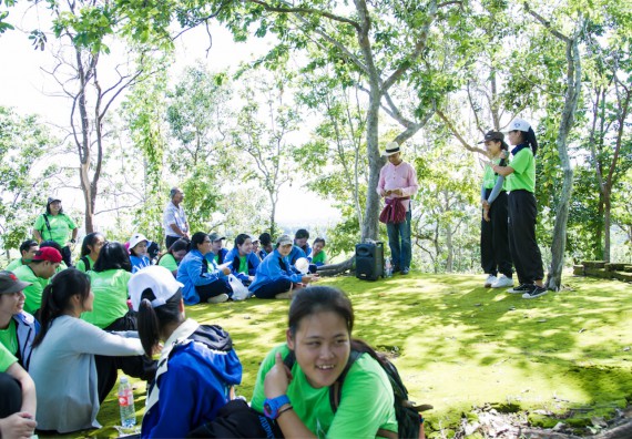 คณะวิทยาศาสตร์และเทคโนโลยีเข้าร่วมโครงการศึกษาเส้นทางท่องเที่ยวเชิงอนุรักษ์ธรรมชาติและศิลปกรรมมรดกโลกจังหวัดกำแพงเพชร