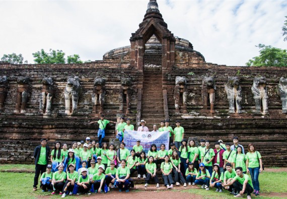 คณะวิทยาศาสตร์และเทคโนโลยีเข้าร่วมโครงการศึกษาเส้นทางท่องเที่ยวเชิงอนุรักษ์ธรรมชาติและศิลปกรรมมรดกโลกจังหวัดกำแพงเพชร