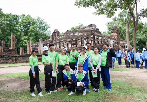 คณะวิทยาศาสตร์และเทคโนโลยีเข้าร่วมโครงการศึกษาเส้นทางท่องเที่ยวเชิงอนุรักษ์ธรรมชาติและศิลปกรรมมรดกโลกจังหวัดกำแพงเพชร