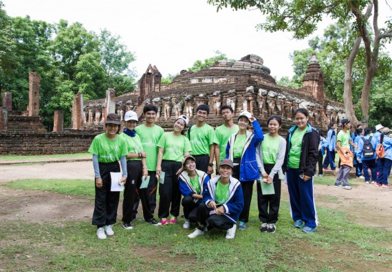 คณะวิทยาศาสตร์และเทคโนโลยีเข้าร่วมโครงการศึกษาเส้นทางท่องเที่ยวเชิงอนุรักษ์ธรรมชาติและศิลปกรรมมรดกโลกจังหวัดกำแพงเพชร