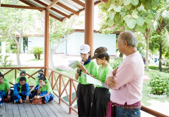 คณะวิทยาศาสตร์และเทคโนโลยีเข้าร่วมโครงการศึกษาเส้นทางท่องเที่ยวเชิงอนุรักษ์ธรรมชาติและศิลปกรรมมรดกโลกจังหวัดกำแพงเพชร