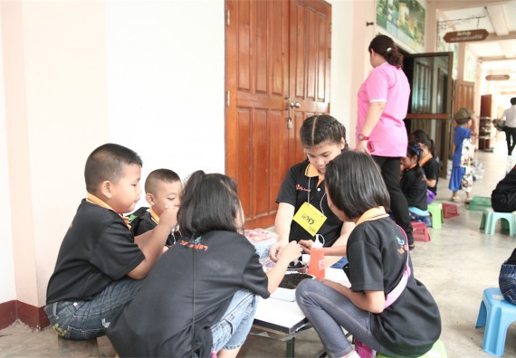 คณะวิทยาศาสตร์และเทคโนโลยี ได้จัดกิจกรรมค่ายวิทยาศาสตร์โรงเรียนสาธิตฯ ระดับชั้นประถมศึกษา ปีที่1-3