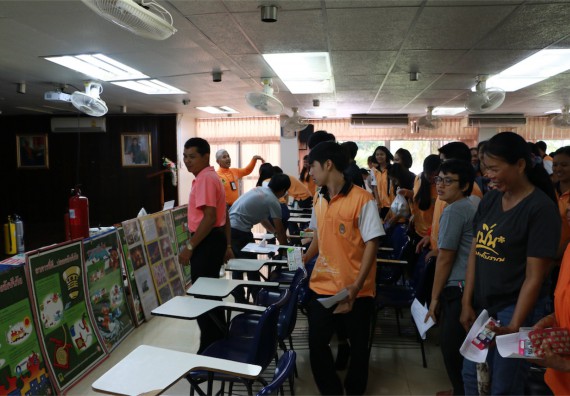 คณะวิทยาศาสตร์และเทคโนโลยี เข้าร่วมจัดกิจกรรมการเผชิญเหตุอัคคีภัยในสถานศึกษา