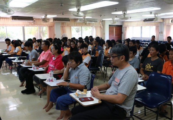 คณะวิทยาศาสตร์และเทคโนโลยี เข้าร่วมจัดกิจกรรมการเผชิญเหตุอัคคีภัยในสถานศึกษา