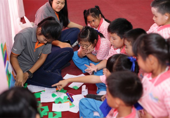 คณะวิทยาศาสตร์และเทคโนโลยี จัดกิจกรรม ค่าย MATH JUNIOR โรงเรียนอนุบาลกำแพงเพชร