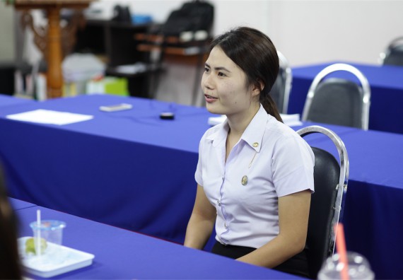 คณะวิทยาศาสตร์และเทคโนโลยี แต่งตั้งคณะกรรมการเพื่อสัมภาษณ์ทุนการศึกษา คุณวาสนา