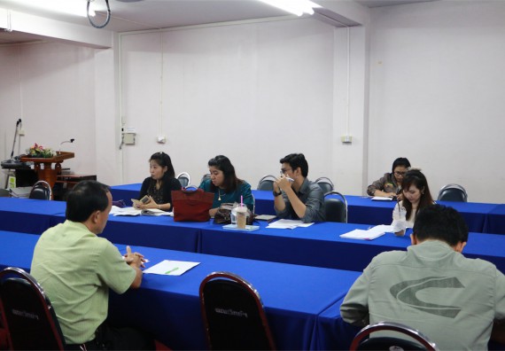 คณะวิทยาศาสตร์และเทคโนโลยี จัดการประชุม เรื่อง การสอบภาษาอังกฤษ TOEIC