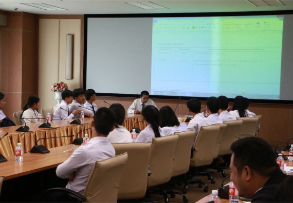 สโมสรนักศึกษาและชมรมของคณะวิทยาศาสตร์และเทคโนโลยี เข้าร่วมประชุมสภานักศึกษามหาวิทยาลัยราชภัฏกำแพงเพชร และนำเสนอโครงการประจำปีงบประมาณ 2560