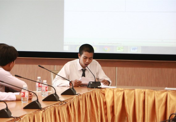 สโมสรนักศึกษาและชมรมของคณะวิทยาศาสตร์และเทคโนโลยี เข้าร่วมประชุมสภานักศึกษามหาวิทยาลัยราชภัฏกำแพงเพชร และนำเสนอโครงการประจำปีงบประมาณ 2560