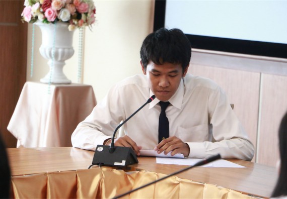 สโมสรนักศึกษาและชมรมของคณะวิทยาศาสตร์และเทคโนโลยี เข้าร่วมประชุมสภานักศึกษามหาวิทยาลัยราชภัฏกำแพงเพชร และนำเสนอโครงการประจำปีงบประมาณ 2560