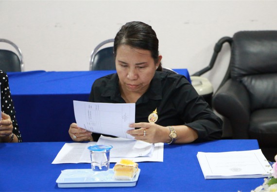 ภาพกิจกรรม ประชุมการกำกับ ติดตามการดำเนินงานการประกันคุณภาพการศึกษาระดับหลักสูตรและคณะ