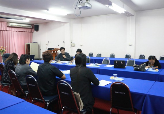 ภาพกิจกรรม ประชุมการกำกับ ติดตามการดำเนินงานการประกันคุณภาพการศึกษาระดับหลักสูตรและคณะ