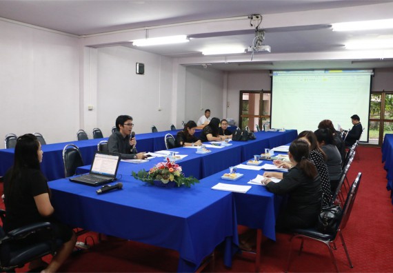 ภาพกิจกรรม ประชุมการกำกับ ติดตามการดำเนินงานการประกันคุณภาพการศึกษาระดับหลักสูตรและคณะ