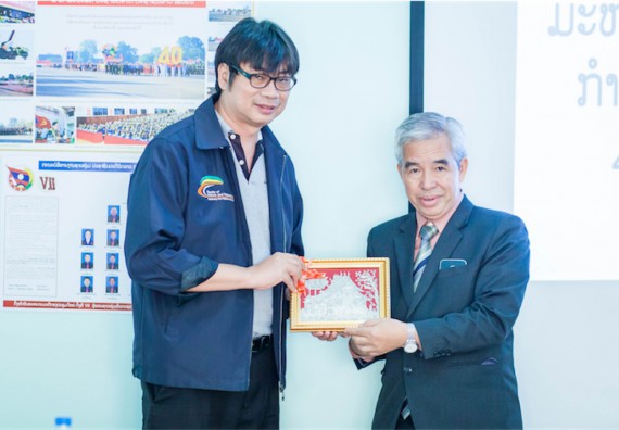 ภาพกิจกรรม คณะวิทยาศาสตร์และเทคโนโลยี ร่วมงานฉลองครบรอบ 20 ปี มหาวิทยาลัยแห่งชาติลาว