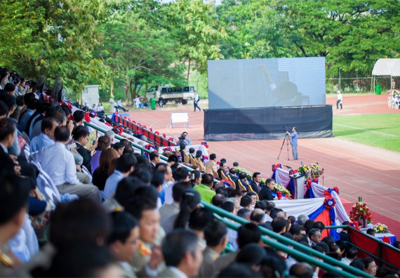 ภาพกิจกรรม คณะวิทยาศาสตร์และเทคโนโลยี ร่วมงานฉลองครบรอบ 20 ปี มหาวิทยาลัยแห่งชาติลาว