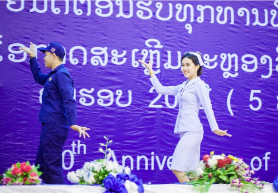 ภาพกิจกรรม คณะวิทยาศาสตร์และเทคโนโลยี ร่วมงานฉลองครบรอบ 20 ปี มหาวิทยาลัยแห่งชาติลาว