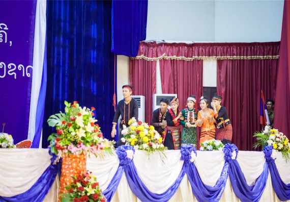 ภาพกิจกรรม คณะวิทยาศาสตร์และเทคโนโลยี ร่วมงานฉลองครบรอบ 20 ปี มหาวิทยาลัยแห่งชาติลาว