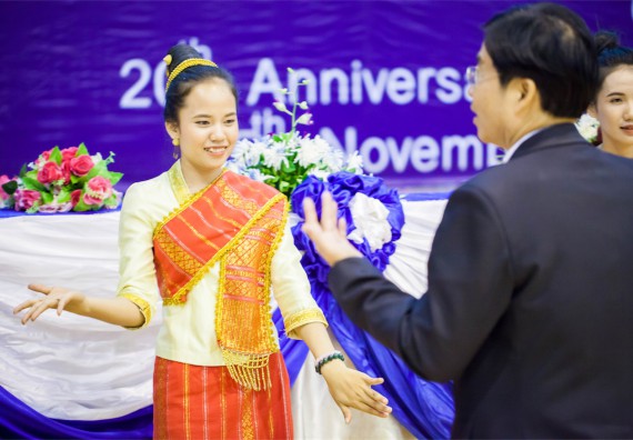 ภาพกิจกรรม คณะวิทยาศาสตร์และเทคโนโลยี ร่วมงานฉลองครบรอบ 20 ปี มหาวิทยาลัยแห่งชาติลาว