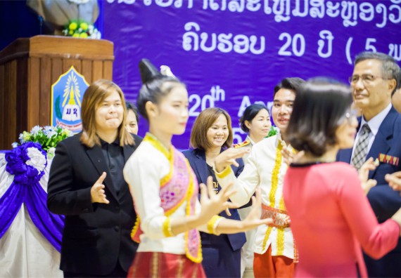 ภาพกิจกรรม คณะวิทยาศาสตร์และเทคโนโลยี ร่วมงานฉลองครบรอบ 20 ปี มหาวิทยาลัยแห่งชาติลาว