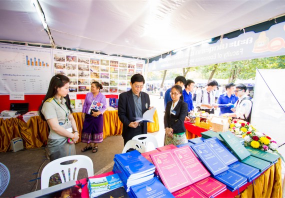 ภาพกิจกรรม บรรยากาศงานฉลองครบรอบ 20 ปี มหาวิทยาลัยแห่งชาติลาว