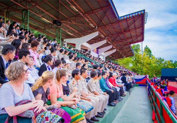 ภาพกิจกรรม บรรยากาศงานฉลองครบรอบ 20 ปี มหาวิทยาลัยแห่งชาติลาว