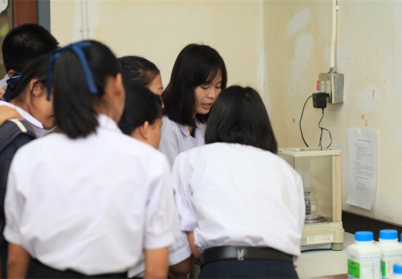 ภาพกิจกรรม ค่ายวิทยาศาสตร์โรงเรียนตากพิทยาคม จัดโดย คณะวิทยาศาสตร์และเทคโนโลยี