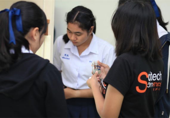 ภาพกิจกรรม ค่ายวิทยาศาสตร์โรงเรียนตากพิทยาคม จัดโดย คณะวิทยาศาสตร์และเทคโนโลยี